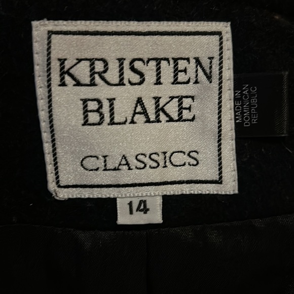 Kristen Blake Wool Peacoat Black - Picture 2 of 13